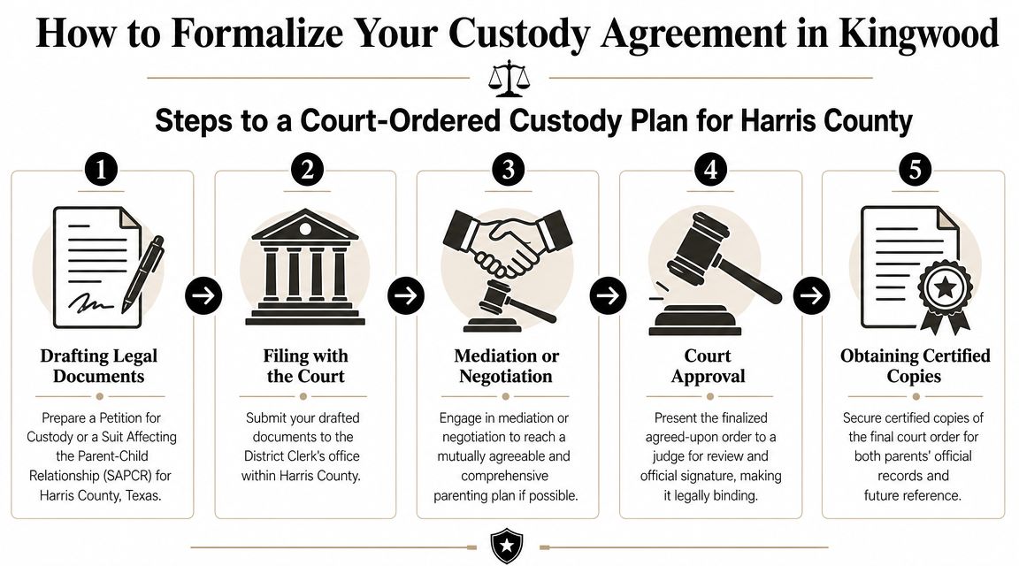 How to Formalize Your Custody Agreement in Kingwood