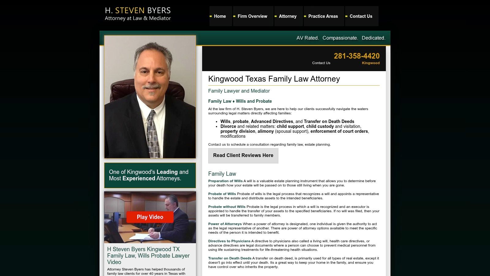 H. Steven Byers, Attorney at Law & Mediator