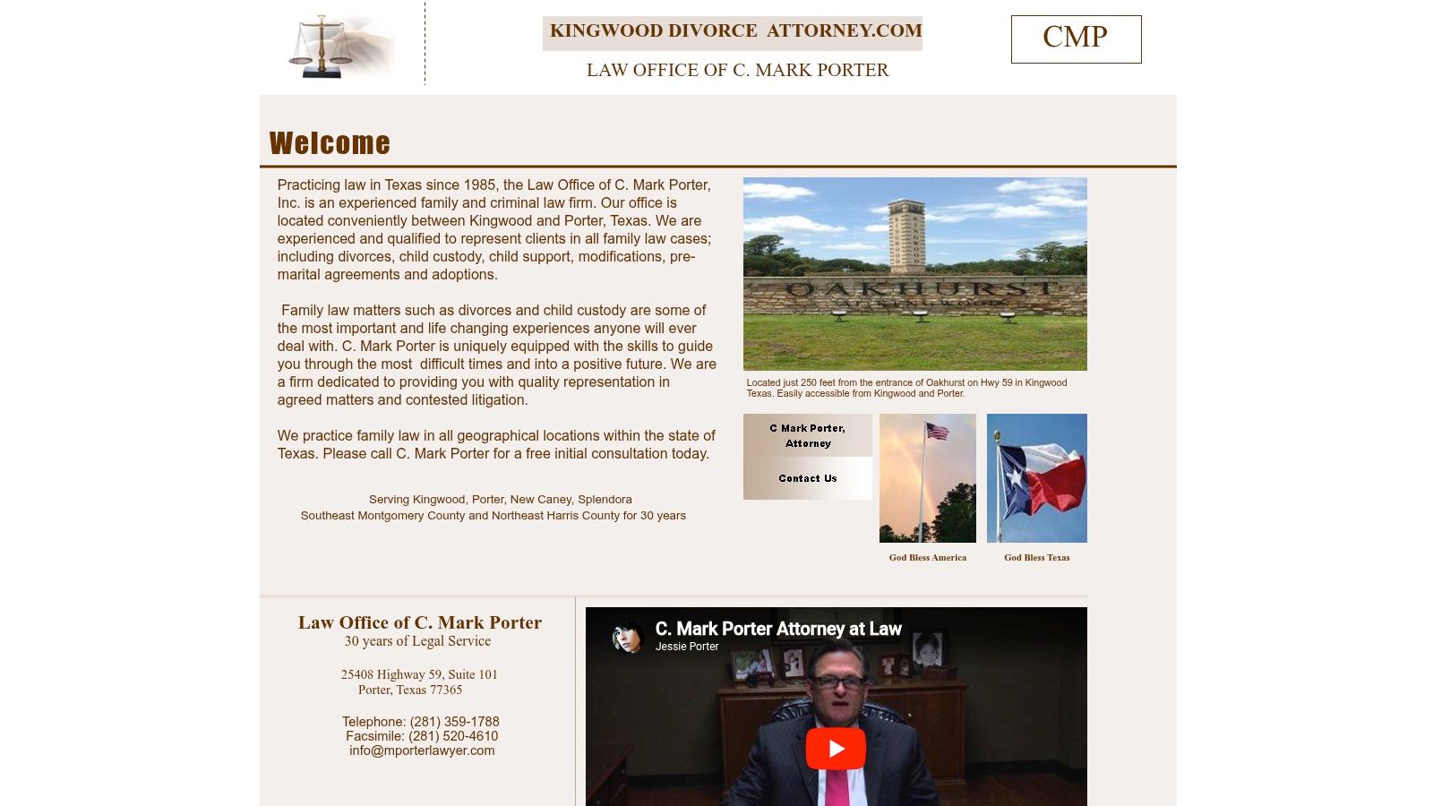 Law Office of C. Mark Porter (Kingwood Divorce Attorney)